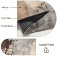 thumbnail image 6 of 2'x6' Rug Runners for Hallways Kitchen, Vintage Brown Non Slip Entryway Beside Floor Carpet Runner, Modern Abstract Art Beige Washable Laundry Room Bedroom Throw Rugs Mat for Family Pet, 6 of 8