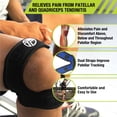 thumbnail image 3 of Pro-Tec Athletics X-Trac Rodillera - Doble Correa - Mediana Negro, 3 of 6