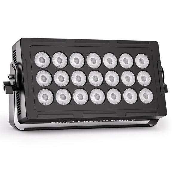 21PCS RGBW LED Strobe & Wash Light Kit - DMX512 Control, 4-in-1 Color Mixing for Clubs, Weddings, Concerts & Parties