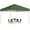 Green_10*10FT, variant on Luku 10x10 FT Easy Pop Up Canopy Tent, One Person Instant Set-up, UPF 50+ Waterproof Portable Shelter with Roller Bag, Stakes, Ropes & Sandbags for Patio, Backyard, Outdoor Events