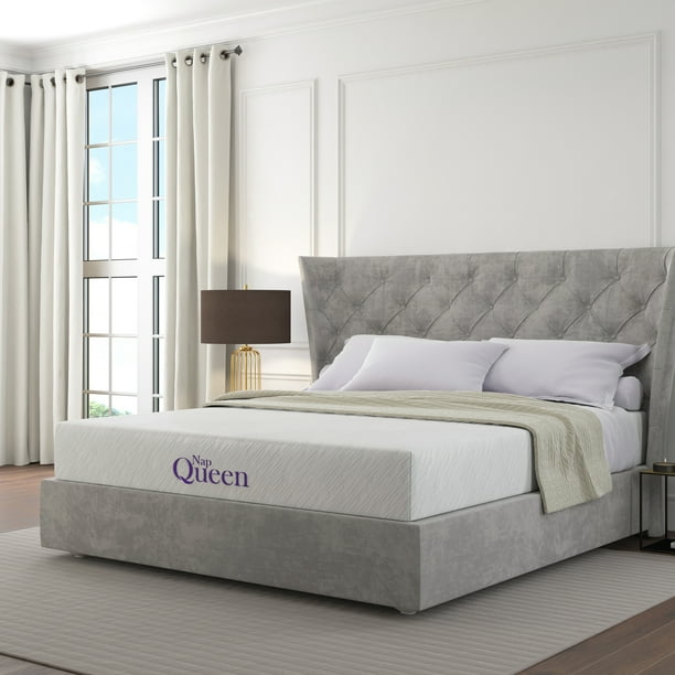 NapQueen Elizabeth 8 Gel Memory Foam Mattress King 