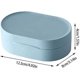 thumbnail image 2 of Soporte para caja de jabón de viaje con tapa Soporte para jabón portátil a prueba de agua Soporte para caja de jabón para ducha en el hogar Camping al aire libre Suministros portátiles para el hogar al aire libre Azul Rojo Verde Cocina, Decoración y Otros, 2 of 3