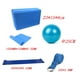 thumbnail image 2 of 5 piezas de bloques de yoga, pelota de yoga, cinta elástica, espuma para meditación de Pilates suave antideslizante de densidad para mujer Zulema equipo de correas de bloque de yoga, 2 of 6