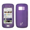 Premium Purple Soft Silicone Gel Skin Cover Case for Nokia N97 [Accessory Export Packaging]