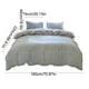 thumbnail image 3 of Juego de Cama de 4 Piezas | Funda Nórdica, Sábana Bajera y Fundas de Almohada de Poliéster Suave | Tamaño Queen/Full (180X220Cm) | Color Liso | Ideal para Dormitorios Estudiantiles, 3 of 6