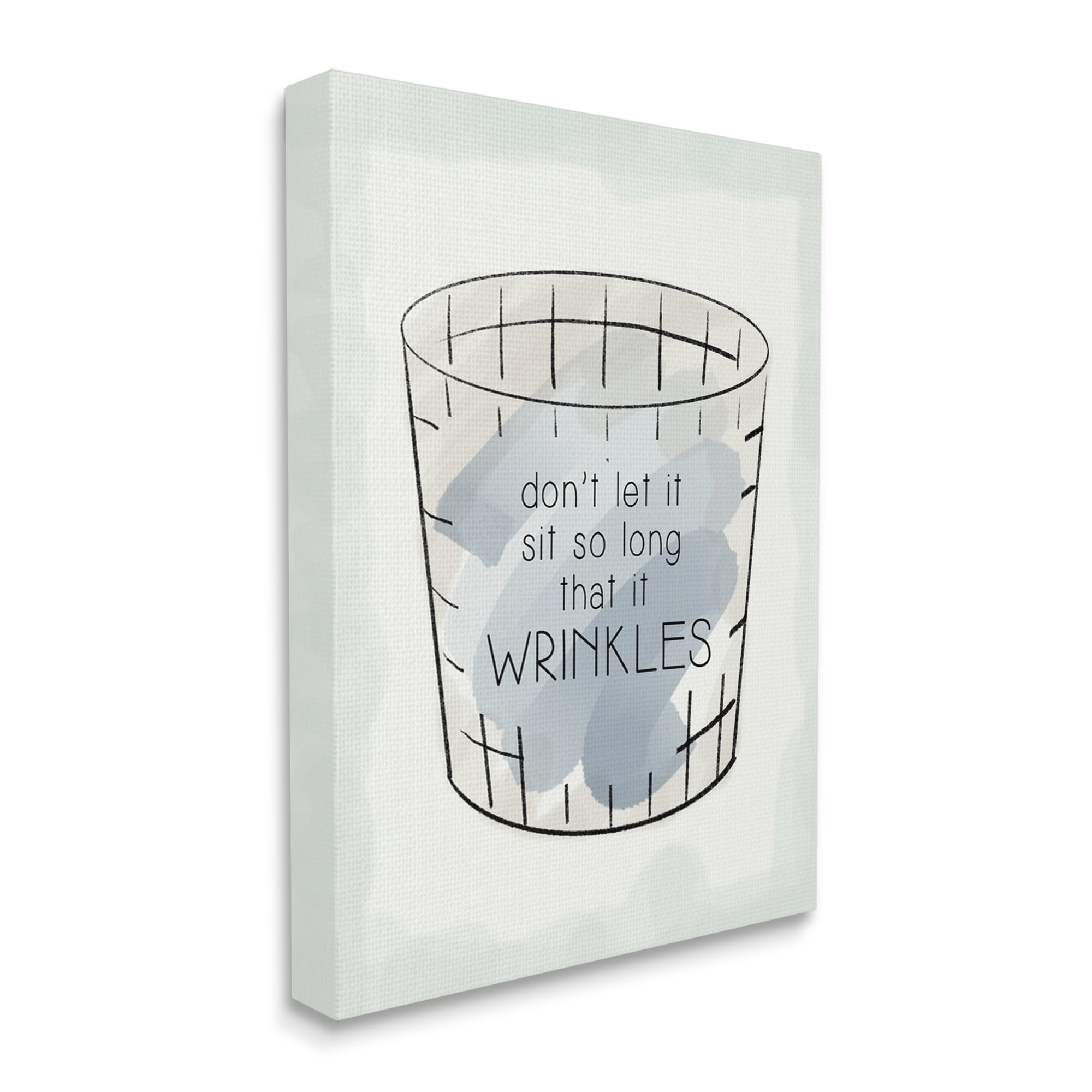 Stupell Industries Laundry Reminder Phrase Typography Painting Gallery Wrapped Canvas Print Wall Art, 36 x 48