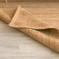thumbnail image 2 of HOMEMONDE Natural Jute Rug 9'x12'- Rectangle Natural Fibers - Handwoven Rustic Vintage Braided Reversible Boho Farmhouse Area Accent Rug - Indoor/Outdoor & Patio, 2 of 2