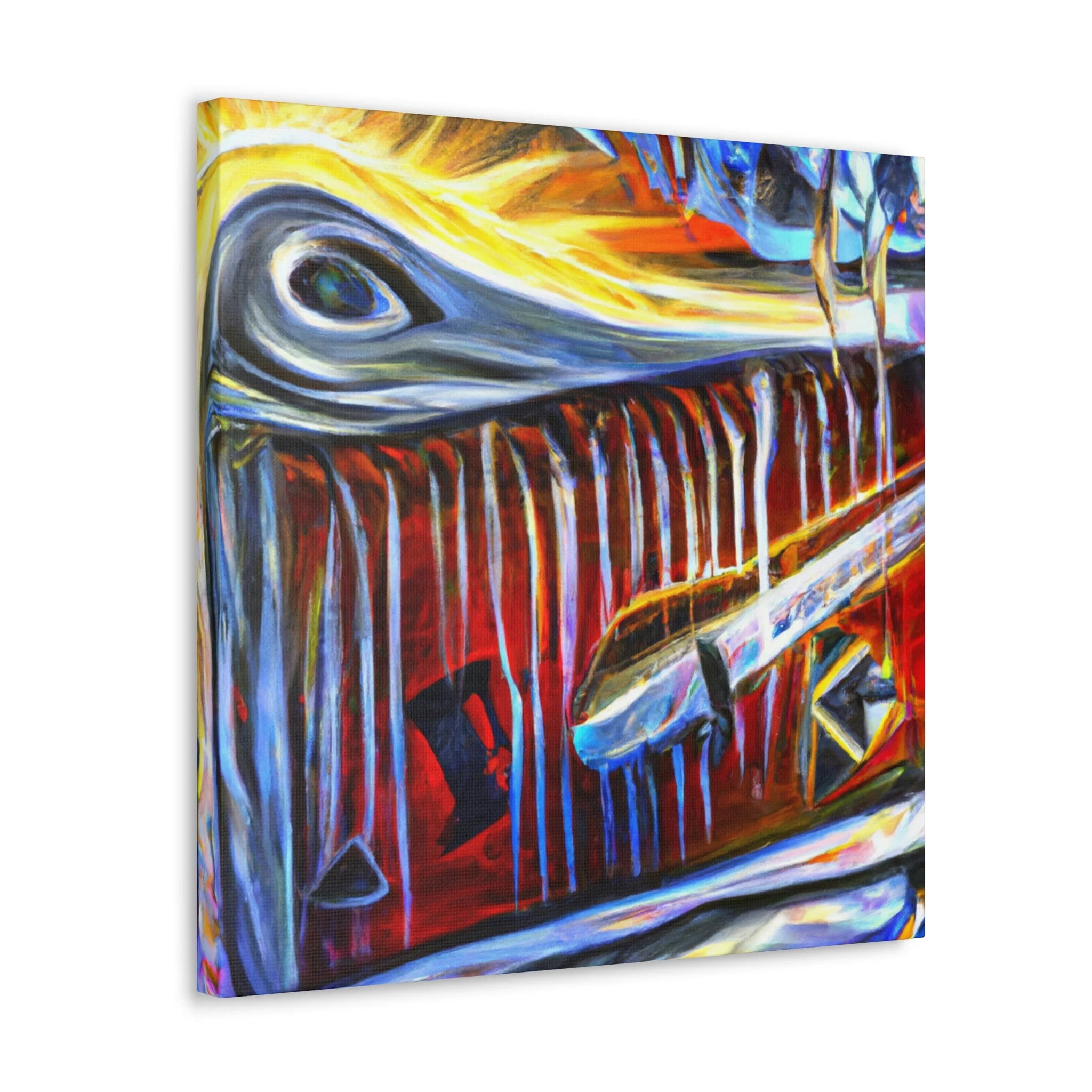 Harmonica Through Expressionism - Canvas