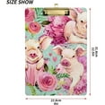 thumbnail image 3 of FMSHPON Cute Pig Clipboard Hardboard Wood Nursing Clip Board and Pull for Standard A4 Letter 13x9 inches, 3 of 8