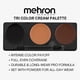 thumbnail image 2 of Paleta de pintura facial Mehron Tri-Color Character Makeup, 2 of 5
