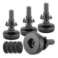 thumbnail image 1 of Heavy Duty Adjustable Furniture Legs 4 Pack - 600lbs Capacity Black, 1 of 4