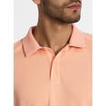 thumbnail image 4 of Athletic Works Men's and Big and Tall Men's Active Mesh Polo Shirt, Size XS-5XL, 4 of 5