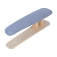 thumbnail image 4 of Mini tabla de planchar, taburete de planchar compacto con funda acolchada y base de madera para manualidades. Gris 57cmx13cmx16cm, 4 of 9