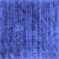 thumbnail image 1 of Ahgly Company Indoor Square Abstract Blue Contemporary Area Rugs, 4' Square, 1 of 4