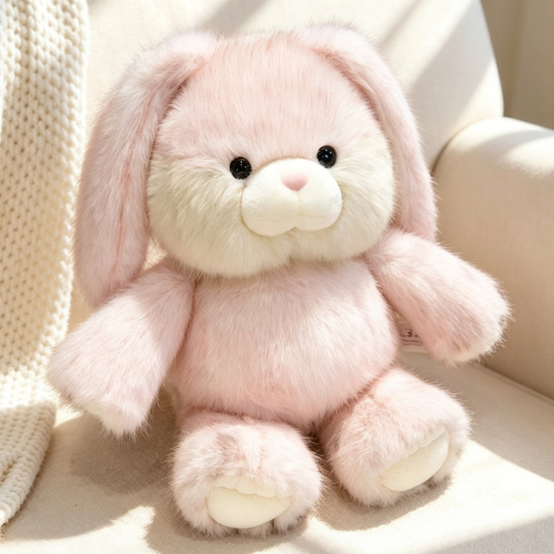 Running Rabbit Stuffed Animal,19.7'' Cute Bunny Plush Toy Pillow for Kids & Adults, Huggable Stuffed Animals Birthday Gift
