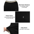 thumbnail image 4 of Little Donkey Andy Women's Wool Base Layer,Thermal Underwear Bottoms Winter Long Johns Pants,Quick Dry Wicking (Black S), 4 of 6