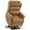 Tawny, variant on MCombo Power Lift Recliner Chair with Wheels for Elderly, Faux Leather, Tawny
