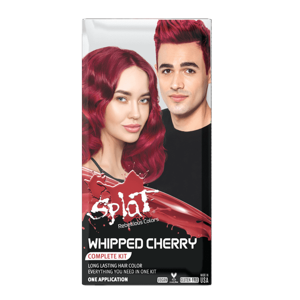 Splat Original Complete Kit, Semi-Permanent Hair Dye with Bleach, Whipped  Cherry 