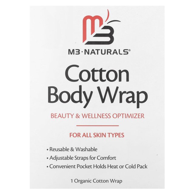 Envoltura de aceite de ricino M3 Naturals de algodón orgánico reutilizable, color beige