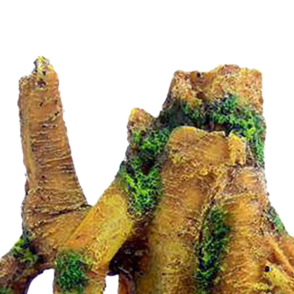 Aquarium Artificial Tree Trunk Driftwood Decoration Underwater Landscape Fish for Ornament Accessories