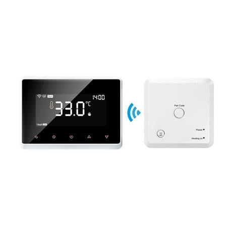 Wifi Smart Thermostat,Tuya RF Wireless Temperature Controller For Gas Boiler Water Heating,Works With Alexa Google Home ,Easily DIY