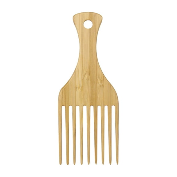 Anti-static Natural Bamboo Hair Pick Comb Scalp Massage Long Tooth Detangling Combs