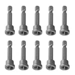 50mm Drill Screwdriver Bits, Screwdriver Bits, Vanadium Steel 10pcs For Plasterboard Locating Cordless Drill Power Drill For Drywall