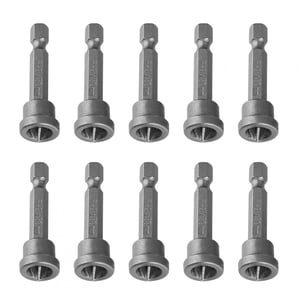 50mm Drill Screwdriver Bits, Screwdriver Bits,  Vanadium Steel 10pcs For Plasterboard Locating Cordless Drill Power Drill For Drywall
