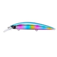 thumbnail image 3 of Fishing Lure 5.2 in 1.31 Oz Long Hard Jerkbait, Luminous with 3 Treble Hooks for Striped Bass, Saltwater Shore Casting, Easter Gifts, H, 3 of 5