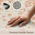 thumbnail image 6 of ODIKA Boho Hallway Southwestern Botanical Stripe Distressed Motifs for Study Room, Playroom, Non-Slip Low Profile, 6 of 7