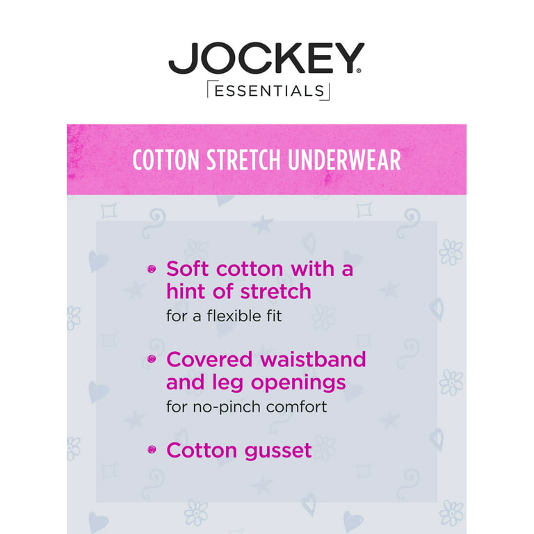 Jockey® Girls' Cotton Stretch Brief - 3 Pack