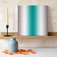 thumbnail image 3 of Ships Next Day Canvas Wall Art 16"x16", Gray Teal Green Wood Framed Canvas Print Painting, Modern Gradient Geometric Ready to Hang Picture Wall Decor for Home Bedroom Kitchen Office, 3 of 9