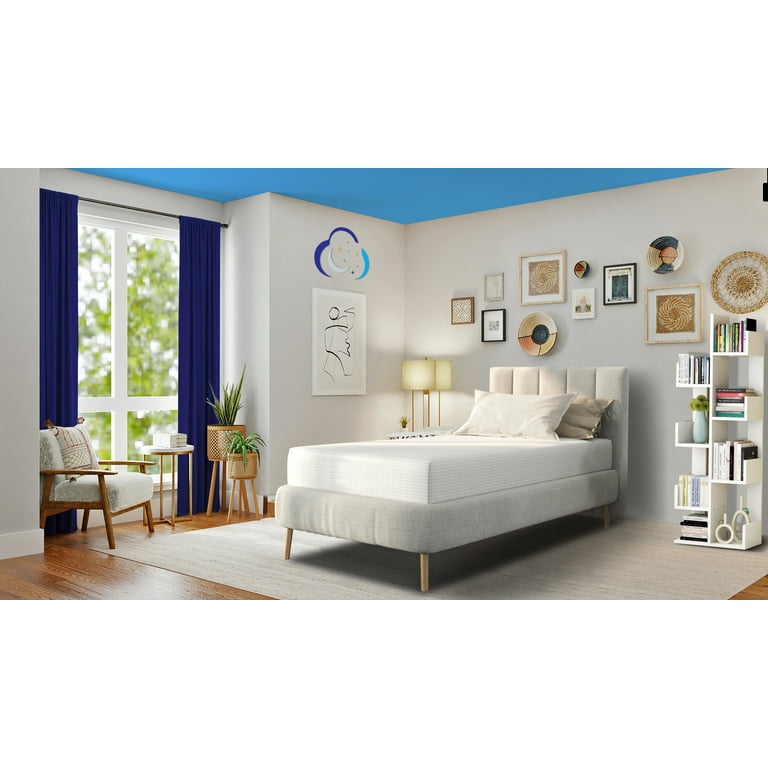 8 Inch Bamboo Charcoal Medium Firm Memory Foam Mattress, Bed 8 Inch Bamboo Charcoal Medium Firm Memory Foam Mattress, Bed