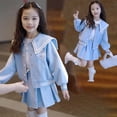 thumbnail image 2 of Conjuntos para niñas de Sanrioed, camiseta de abrigo grueso de alta calidad con anime Cinnamoroll, falda plisada, pantalones, ropa de estilo nuevo coreano Y2K, 2 of 5