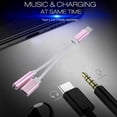 thumbnail image 2 of Cameland Type-C To Type-C+3.5Mm Audio Adapter Headset Charging Two-In-One Adapter, 2 of 2