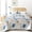 Turtel Green, variant on SPRINDAY Queen Size Quilt Set, Blue Coral Ocean Print Lightweight Microfiber Bedspreads for All Seasons 3 Piece (1 Quilt, 2 Pillowcases)
