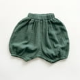 thumbnail image 2 of Posijego Unisex Girls Boys Cotton Linen Shorts Elastic Waist Casual Bloomers Shorts for Kids 2-10T, 2 of 3
