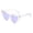 Light Yellow, variant on AJGRHE Heart Sunglasses for Women Fashion Classic Love Eye Protection Sunglasses Vintage Cute Heart Sunglasses Light Yellow