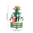 thumbnail image 4 of Christmas Decorations Christmas High Grade Wooden Rotating Music Music Christmas Tree Decoration Children's, 4 of 9