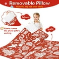 thumbnail image 3 of Red Christmas Pattern Toddler Nap Mats for Kids Preschool,50"x20" Sleeping Mat Bag or Kids,Toddler Sleeping Bag,Toddler Nap Mat or Daycare, 3 of 6