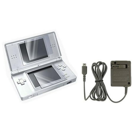 Insten Screen Protector LCD Film+ Power Supply Charger for NDSL NDS Lite DSLite