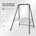 thumbnail image 4 of ONCLOUD Outdoor Hanging Chair Stand, Heavy-Duty 450 LBS Support Outdoor Hammock Chair Stand for Patio, Garden, and Backyard, Antique Bronze Finish, 4 of 16