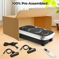 thumbnail image 6 of TLSUNNY 3D Vibration Plate Exercise Machine, Full Body Workout Machine with Remote & Resistance Bands for Home Use, 6 of 9