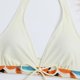 thumbnail image 4 of Mejor Belleza Mujer Traje de Baño de Moda Aumentar el tamaño 2 Piezas Tankini Tops de Bikini y Partes de Abajo Beige S, 4 of 5