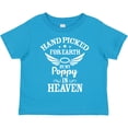 thumbnail image 3 of Inktastic Handpicked for Earth By My Poppy in Heaven with Angel Wings` Boys or Girls Toddler T-Shirt, 3 of 5