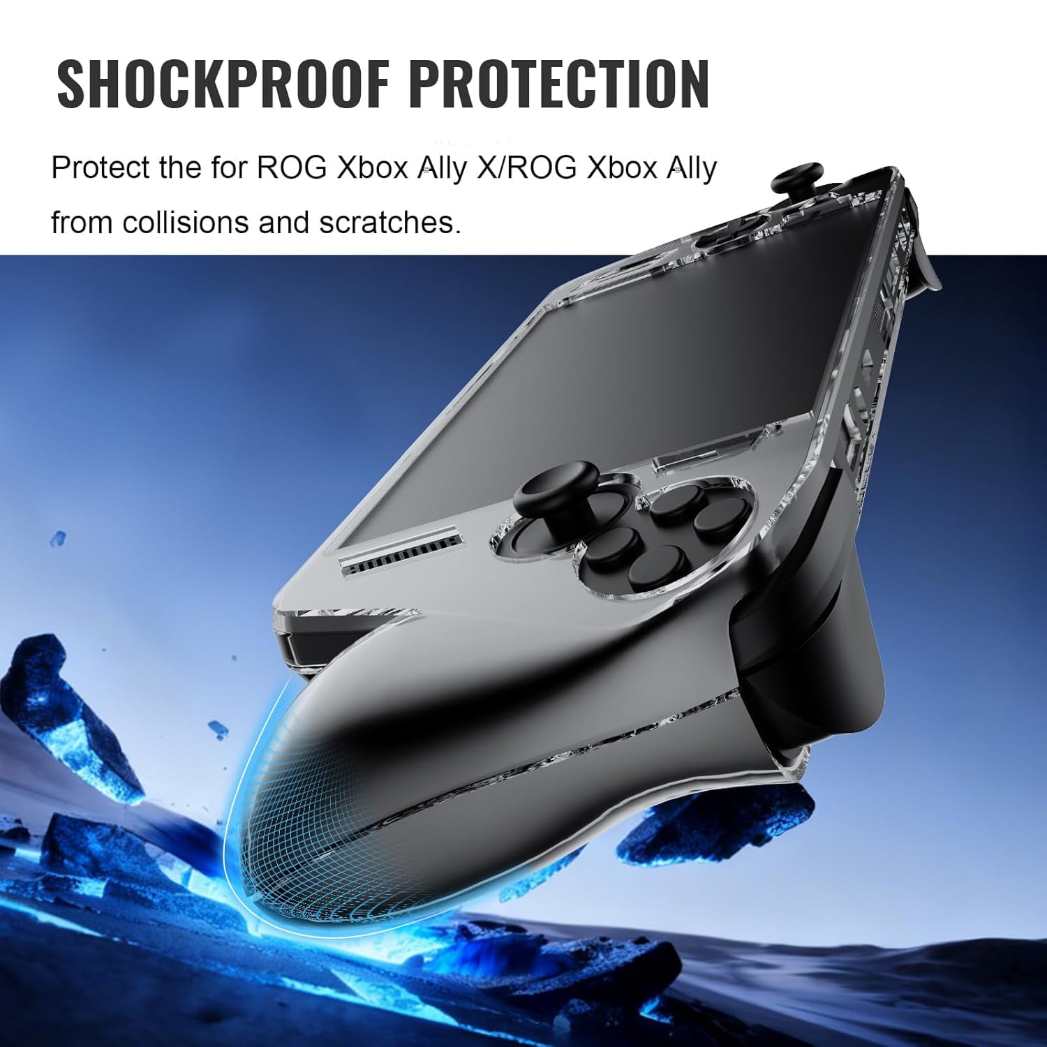 Clear Skin Case For ROG XBOX Ally X/ROG XBOX Ally Game Console