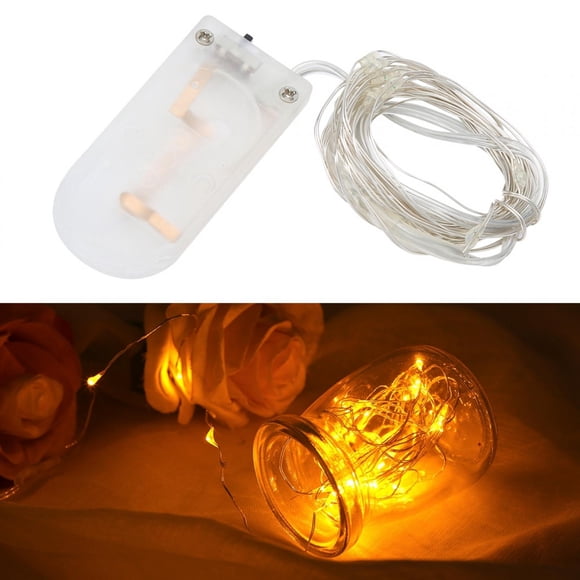 Decoración de luz LED, alambre de cobre LED Hermosa cadena de luces LED Adorno de luz elegante y moderno