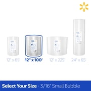 Walmart Clear Bubble Cushion Roll 12in x 100ft