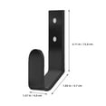thumbnail image 4 of Miangastore 2Pcs Wall Keyboard Bracket Sleek Minimalist Design for Users with Limited Desk Space 5.1X1.9X1.6In, 4 of 7