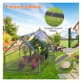 thumbnail image 6 of 70.86*33.46*37.4 in Portable Mini Greenhouse With Roll-Up Zipper Doors Waterproof UV-Resistant PVC Cover Hot House For Indoor Outdoor Garden Patio Backyard, 6 of 8